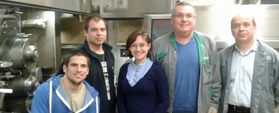 Oxana Vakula während ihres Einsatzes bei der Firma JTI in Trier Oxana Vakula während ihres Einsatzes bei der Firma JTI in Trier